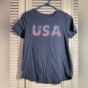 Maurices Blue USA Graphic Tee